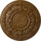 Ekena Millwork Jackson Ceiling Medallion (Fits Canopies up to 13 1/2"), 32 3/4"OD x 2 1/2"P, Smokey Topaz Crackle CM32JASTC - alternate 1